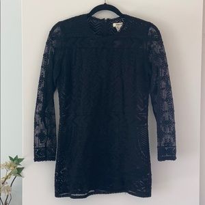 Black lace Isabel Marant H&M top